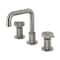 Kingston Brass Widespread Bathroom Faucet with Push PopUp, Brushed Nickel KS1418RKX - alternate 1